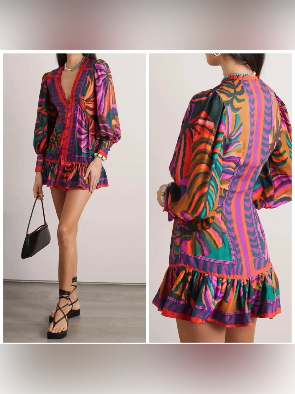 Gorgeous Farm Rio Mini Long Sleeved Dress - Picture 3 of 6